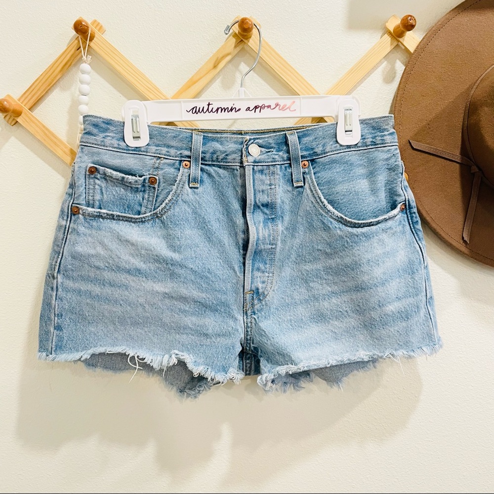 Levi's Light Blue Denim Women's Shorts